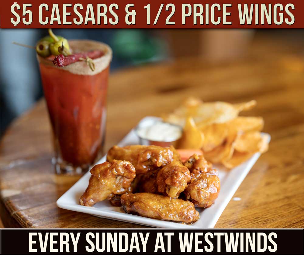 Kick it up a notch with Hot Chicken Wings & Spicy Caesars